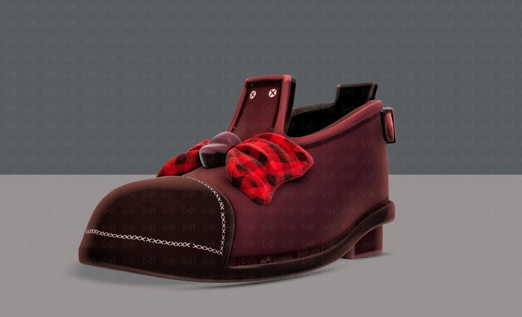 Shoes cartoonV32 Low-poly 3D model_7
