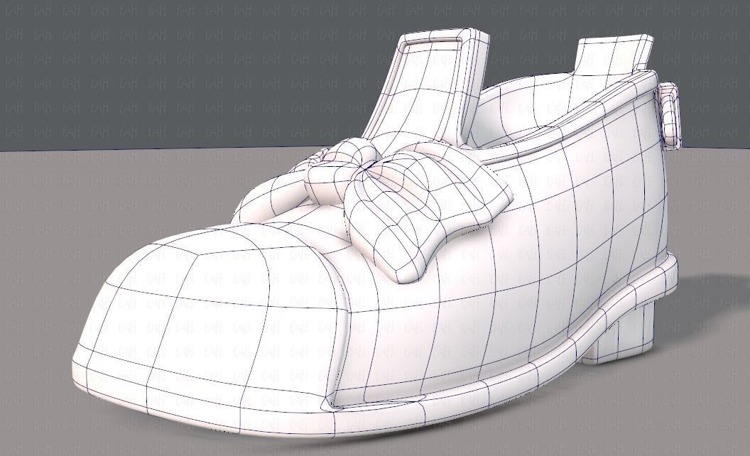 Shoes cartoonV32 Low-poly 3D model_33