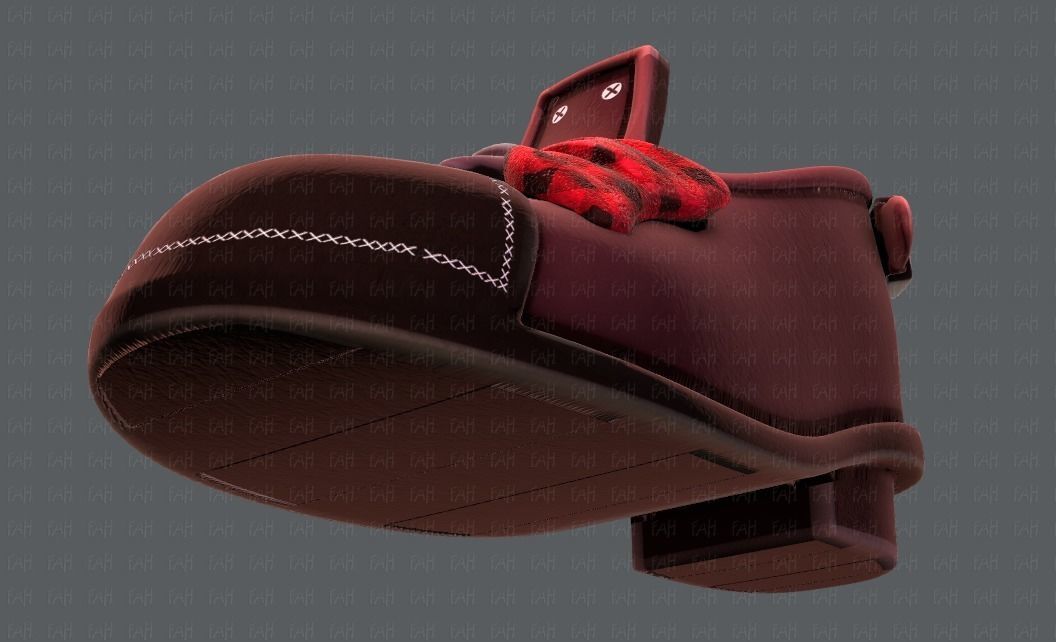 Shoes cartoonV32 Low-poly 3D model_38
