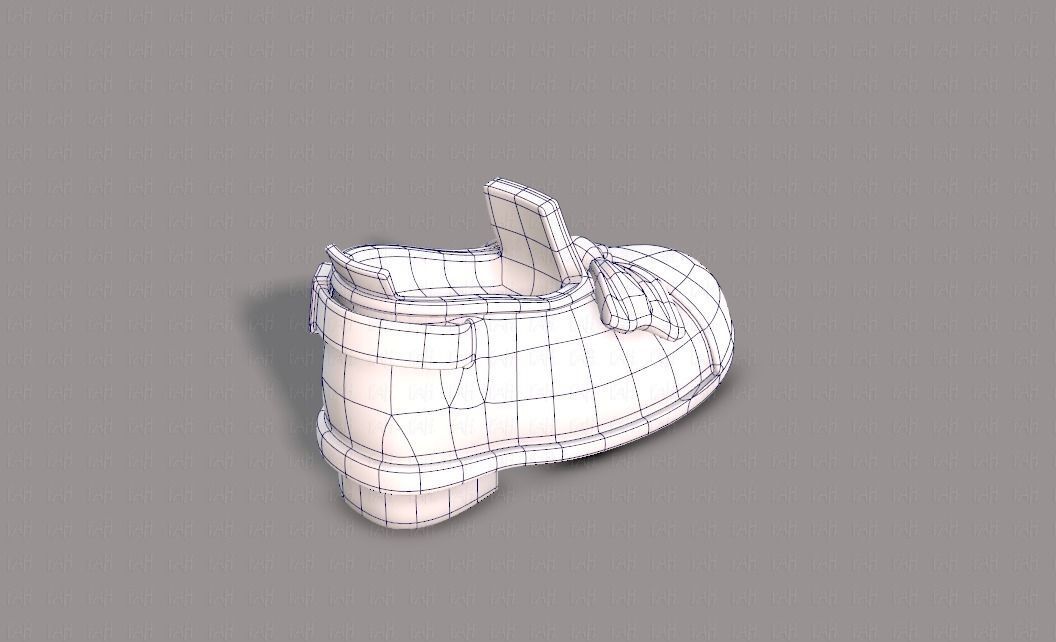 Shoes cartoonV32 Low-poly 3D model_27