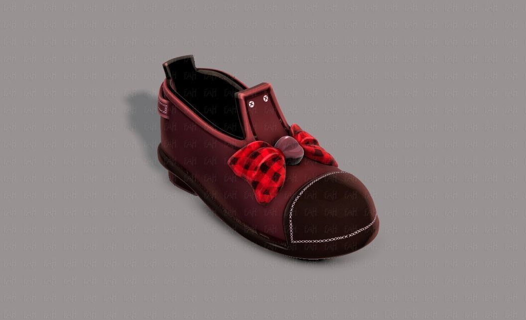 Shoes cartoonV32 Low-poly 3D model_17