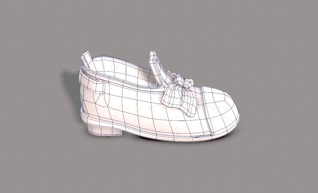 Shoes cartoonV32 Low-poly 3D model_26