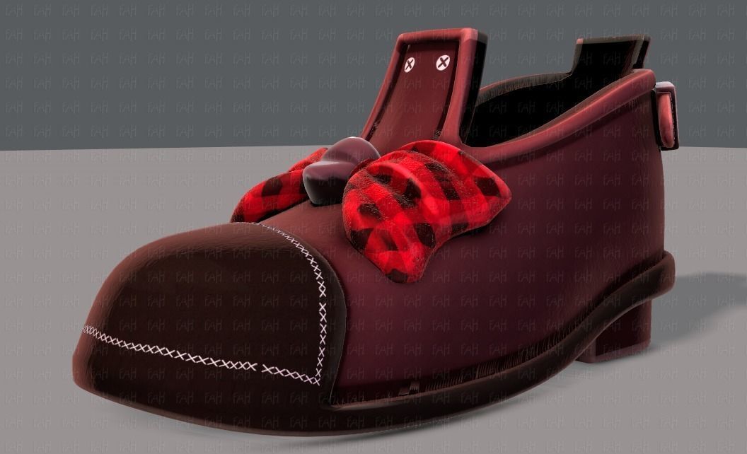 Shoes cartoonV32 Low-poly 3D model_32