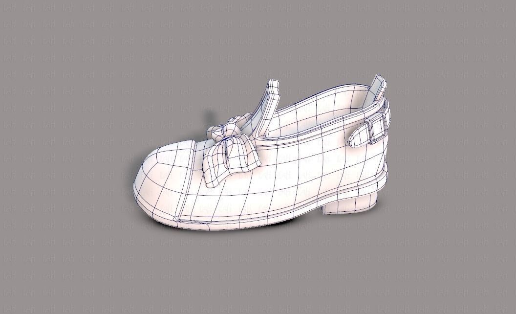 Shoes cartoonV32 Low-poly 3D model_30