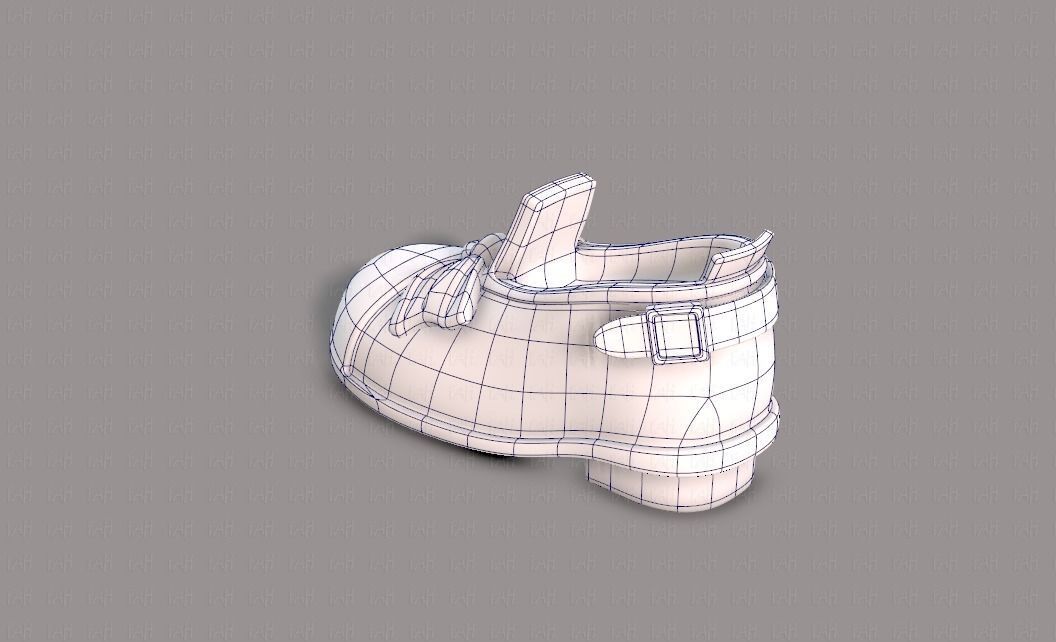 Shoes cartoonV32 Low-poly 3D model_29