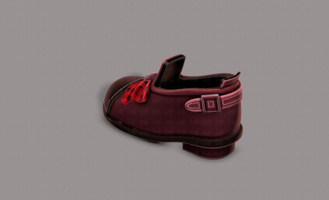 Shoes cartoonV32 Low-poly 3D model_21