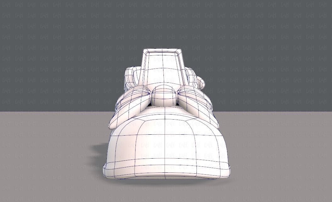 Shoes cartoonV32 Low-poly 3D model_8