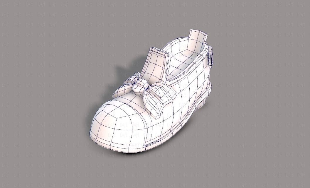 Shoes cartoonV32 Low-poly 3D model_31