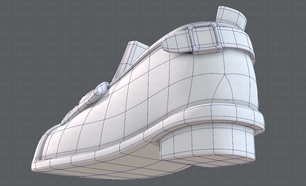 Shoes cartoonV32 Low-poly 3D model_41