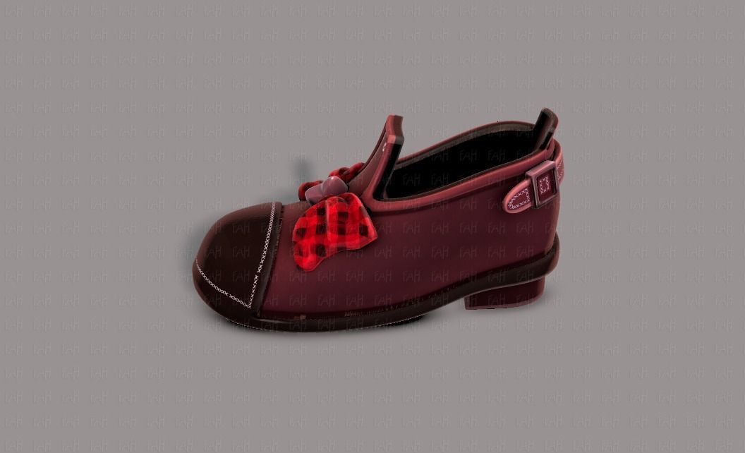 Shoes cartoonV32 Low-poly 3D model_22