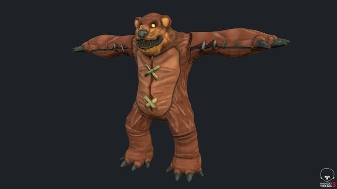 Tibbers Fan Art Low-poly 3D model