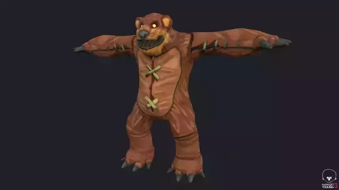 Tibbers Fan Art Low-poly 3D model