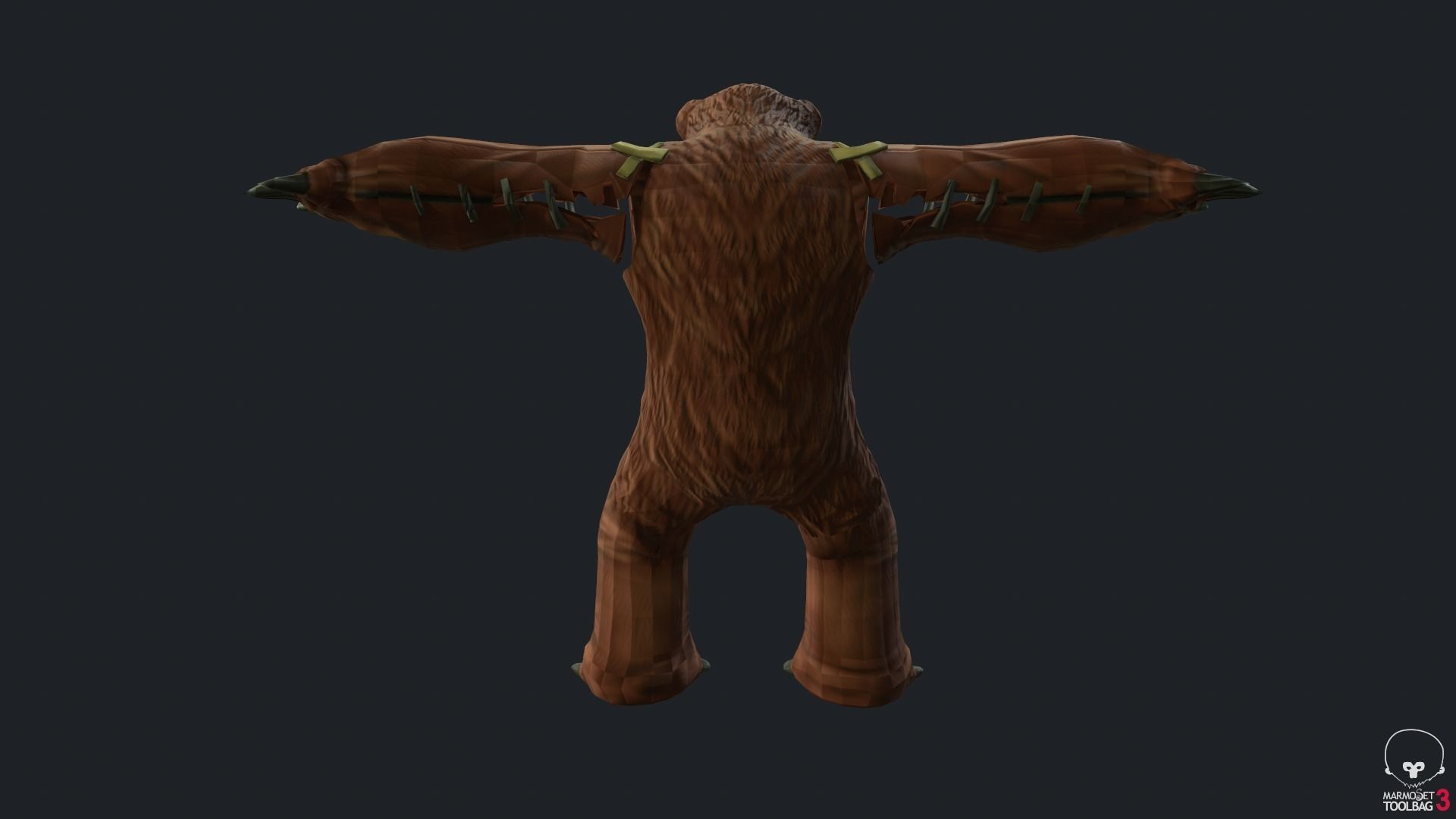 Tibbers Fan Art Low-poly 3D model_6