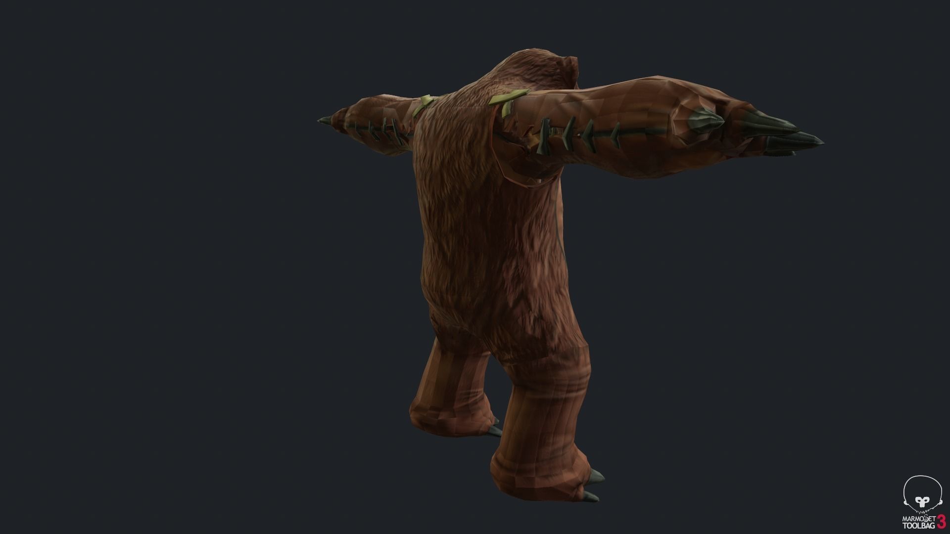 Tibbers Fan Art Low-poly 3D model_7