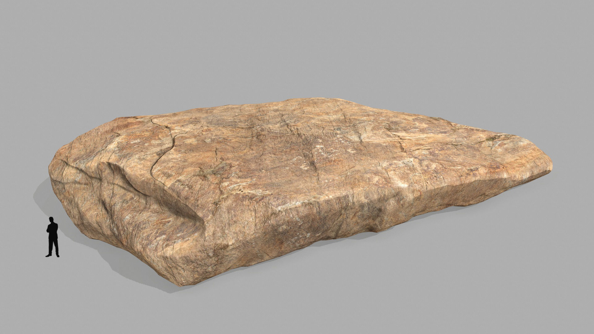 desert rocks Low-poly 3D model_11