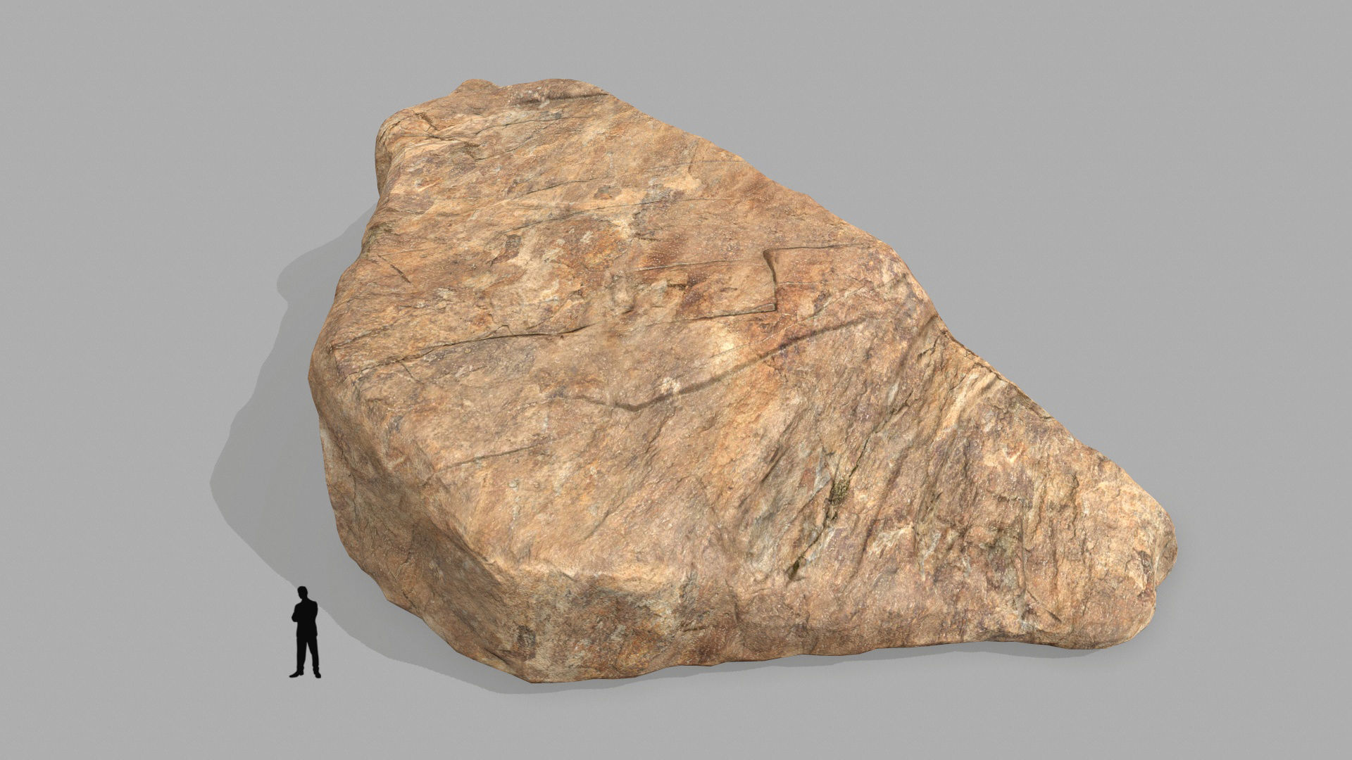 desert rocks Low-poly 3D model_13