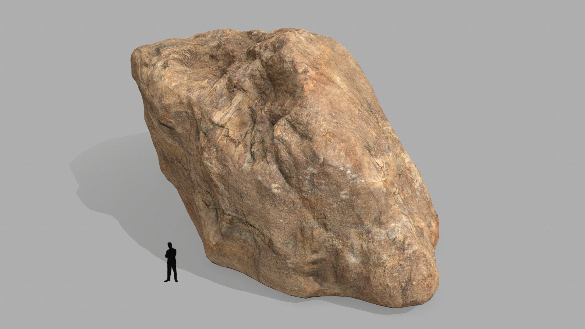 desert rocks Low-poly 3D model_8