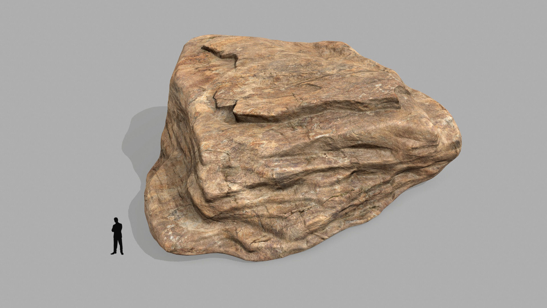 desert rocks Low-poly 3D model_15