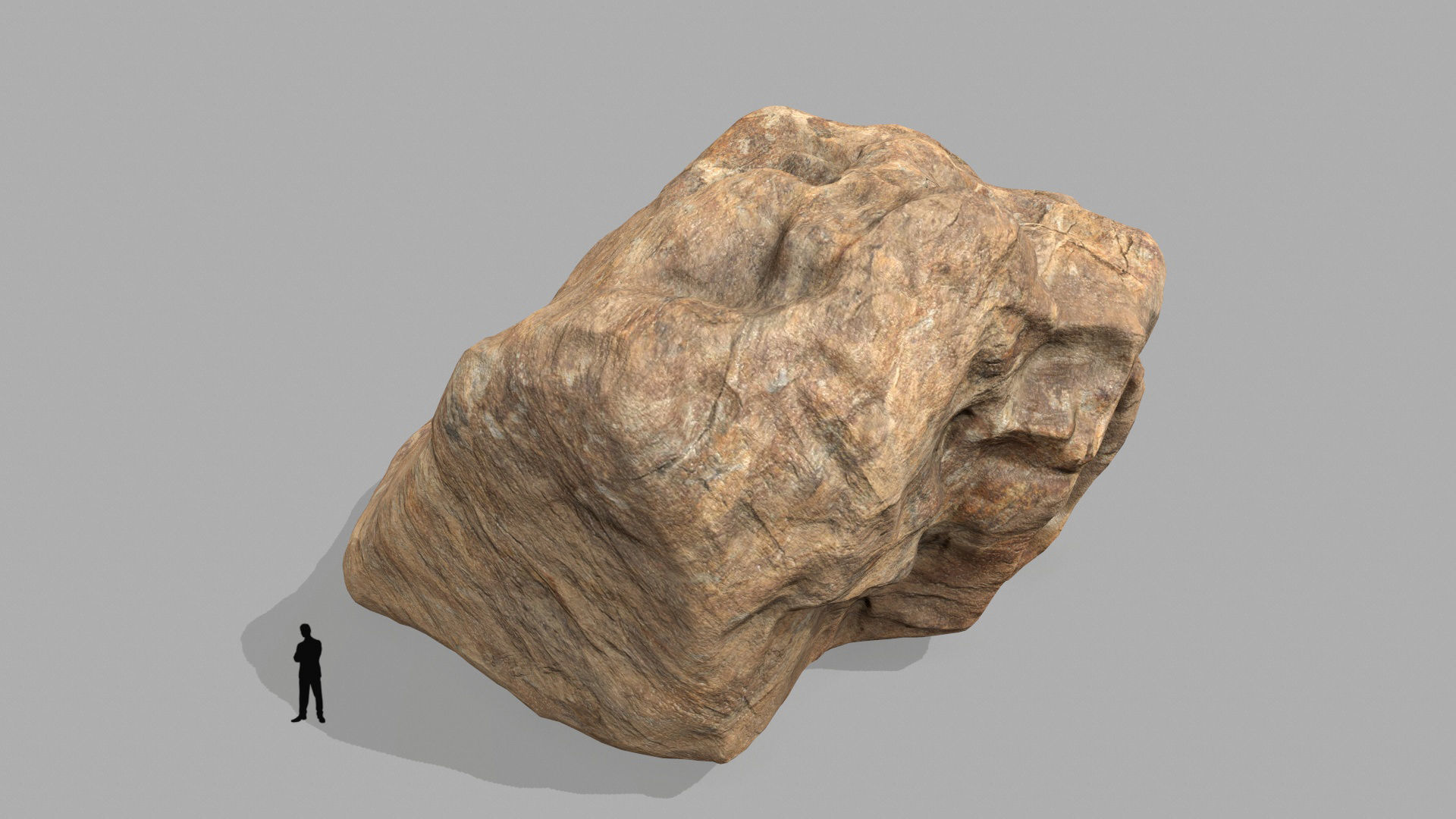 desert rocks Low-poly 3D model_10