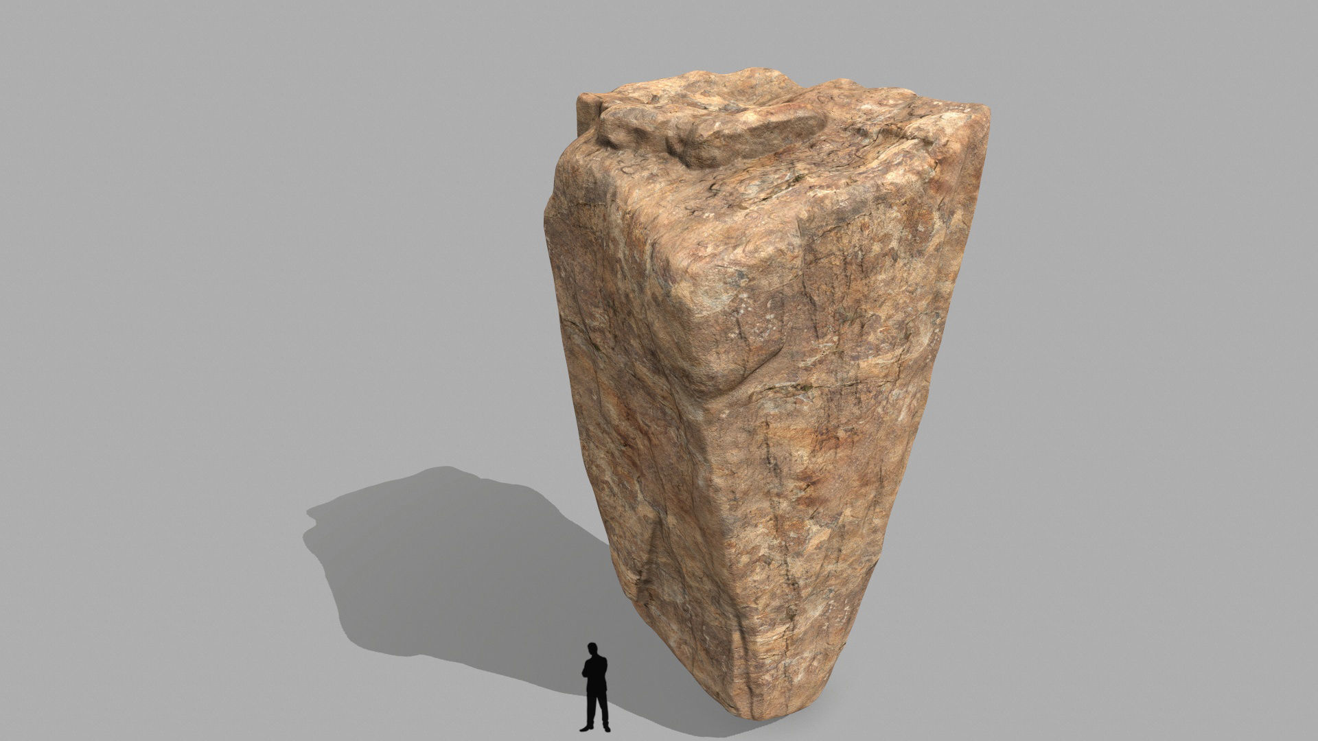 desert rocks Low-poly 3D model_3