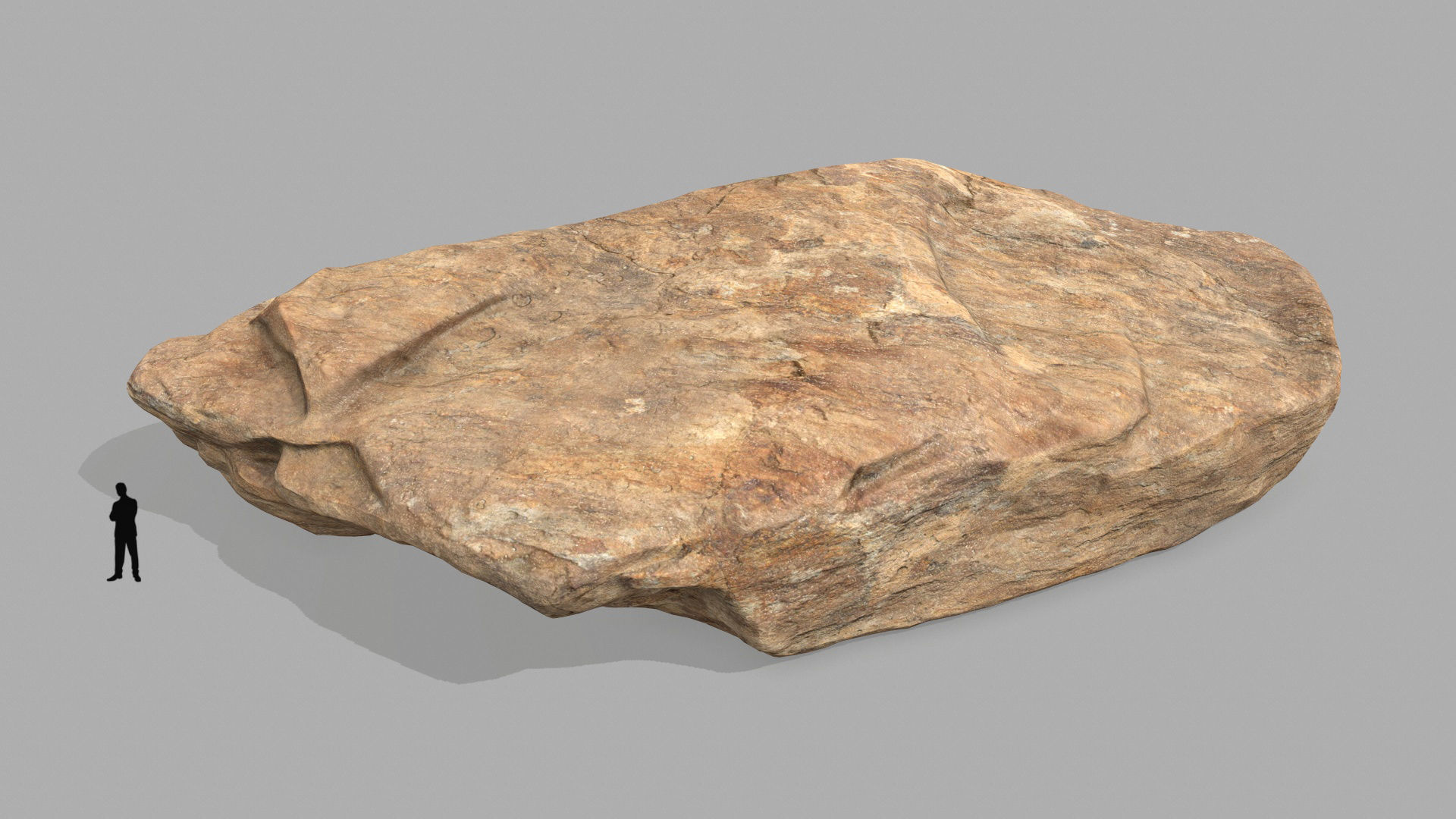 desert rocks Low-poly 3D model_14
