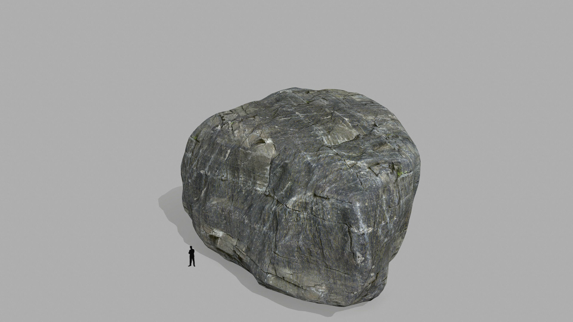 rocks set rock Low-poly 3D model_14
