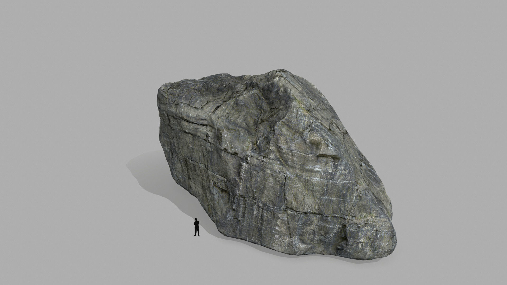 rocks set rock Low-poly 3D model_13
