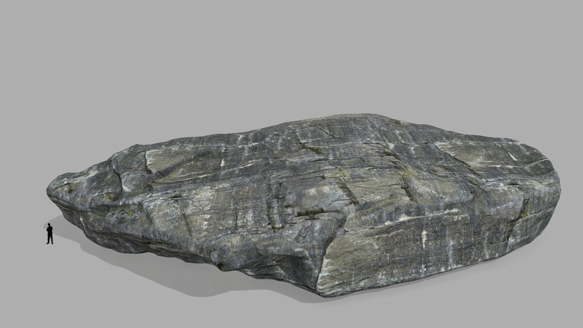 rocks set rock Low-poly 3D model_4