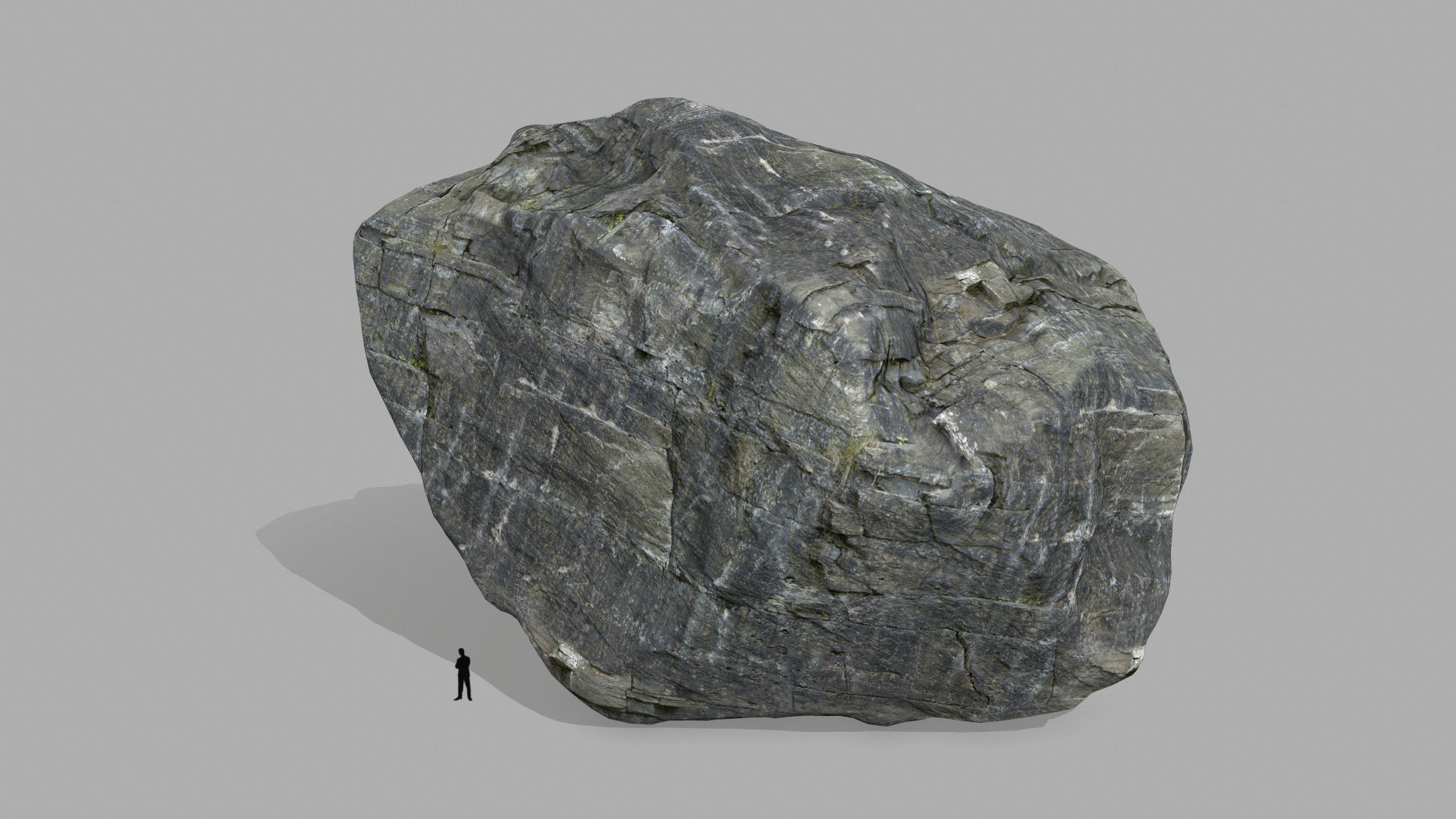 rocks set rock Low-poly 3D model_12