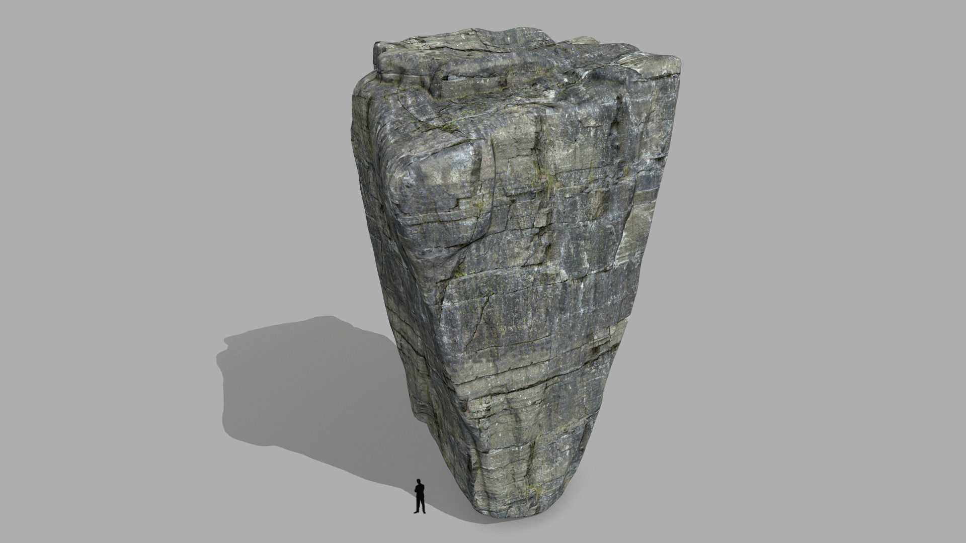 rocks set rock Low-poly 3D model_8