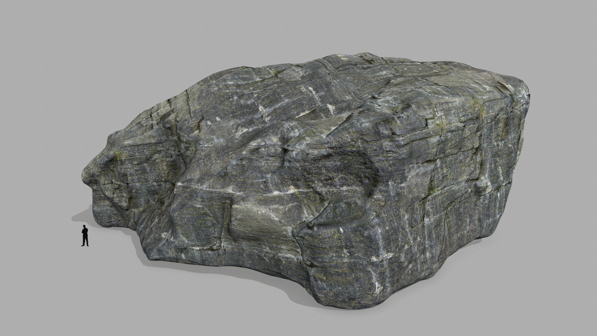 rocks set rock Low-poly 3D model_11