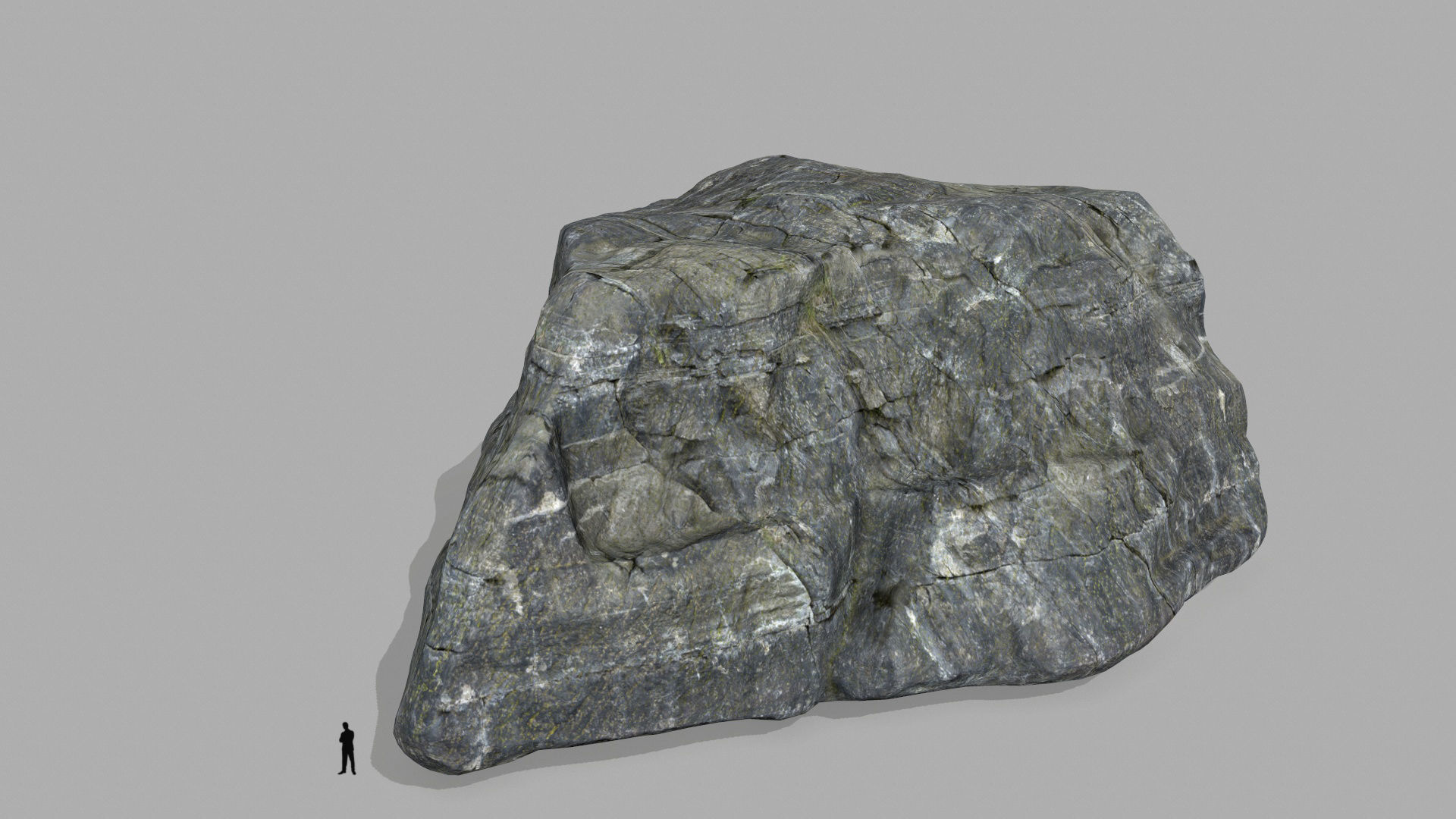 rocks set rock Low-poly 3D model_5
