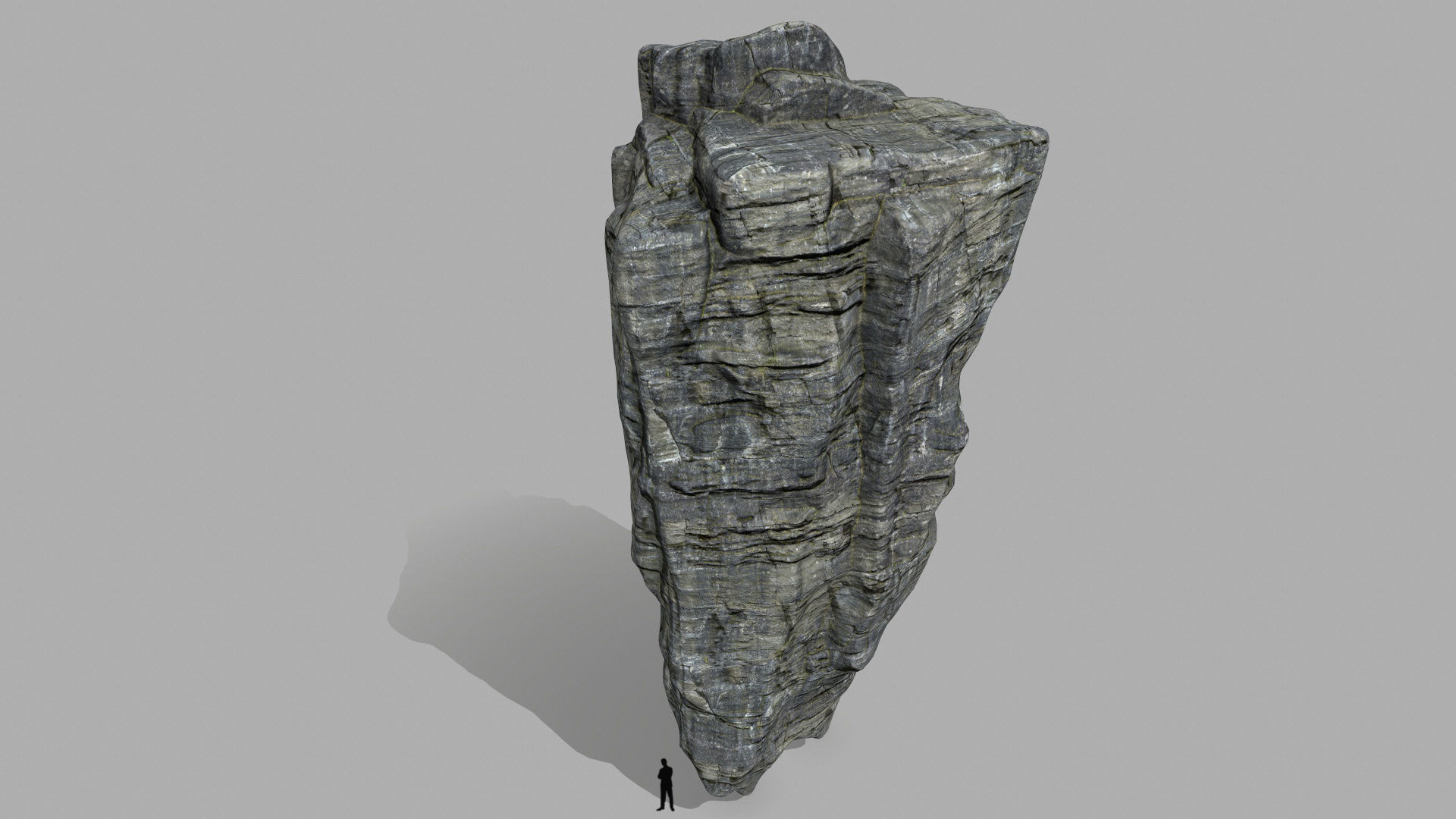 rocks set rock Low-poly 3D model_2