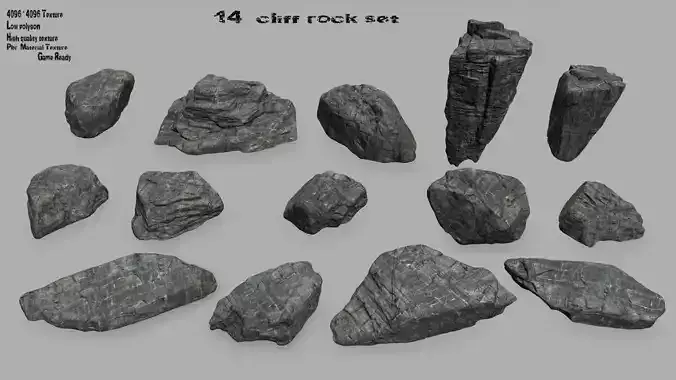 rocks set rock