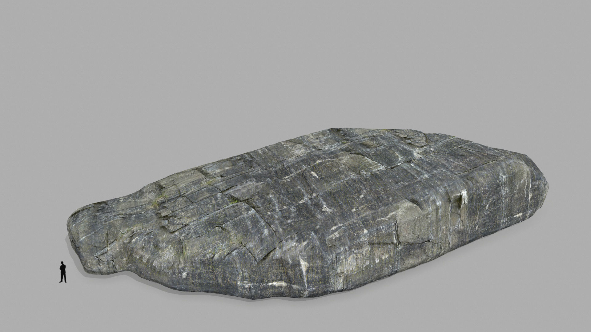 rocks set rock Low-poly 3D model_3