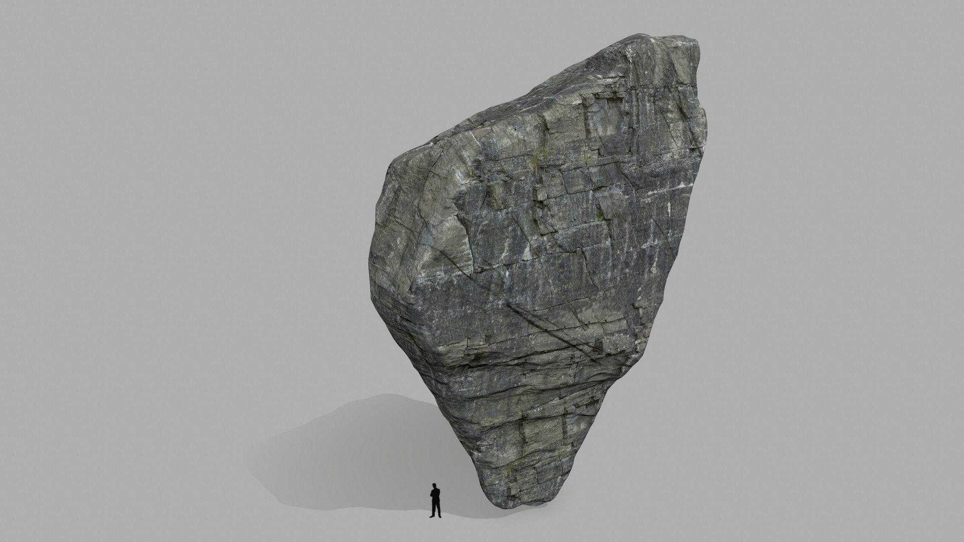 rocks set rock Low-poly 3D model_7