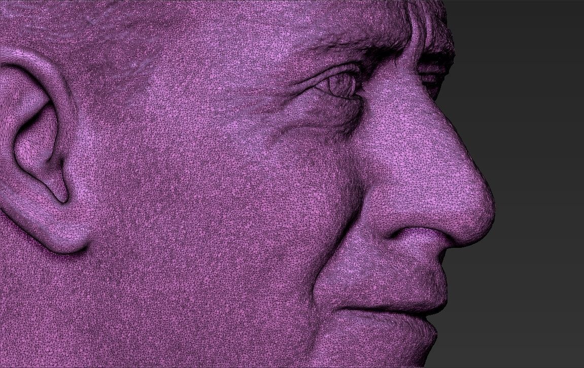 Prince Charles bust 3D printing ready stl obj formats 3D print model_28