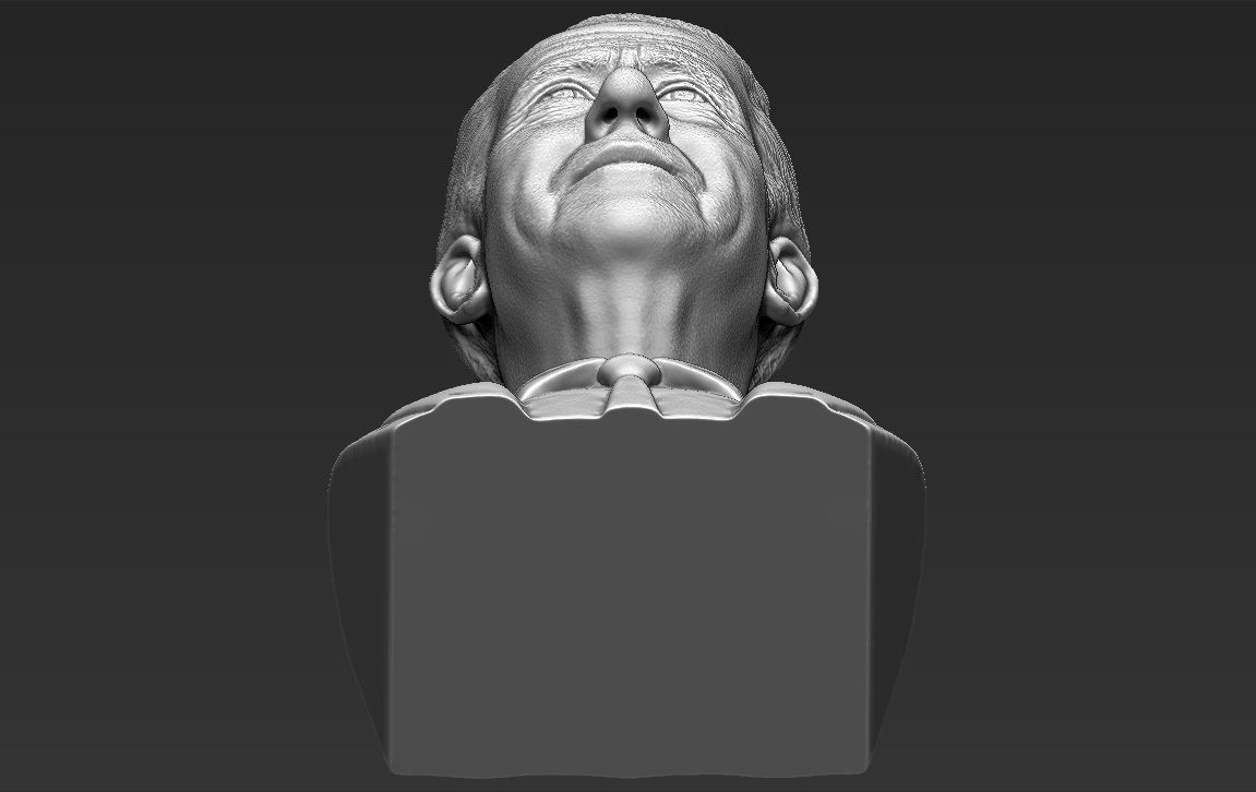 Prince Charles bust 3D printing ready stl obj formats 3D print model_25