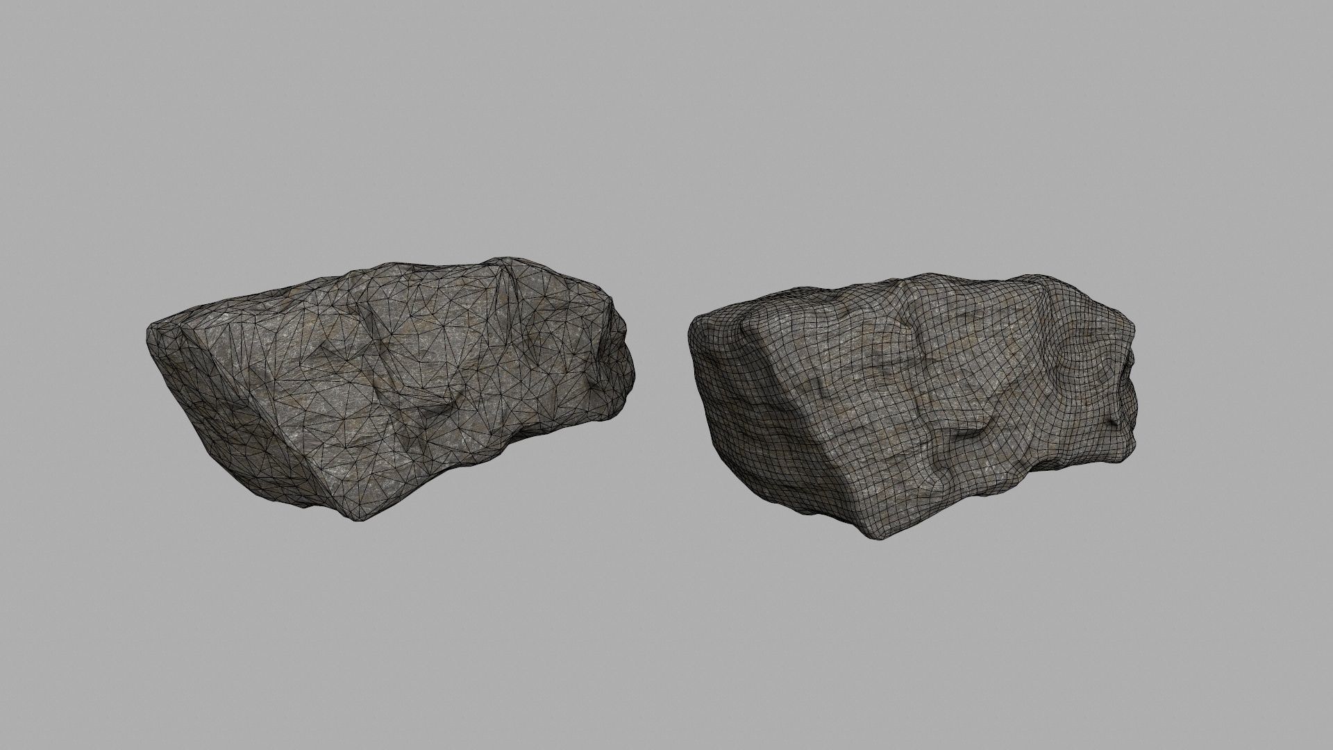 rocks rock Low-poly 3D model_23