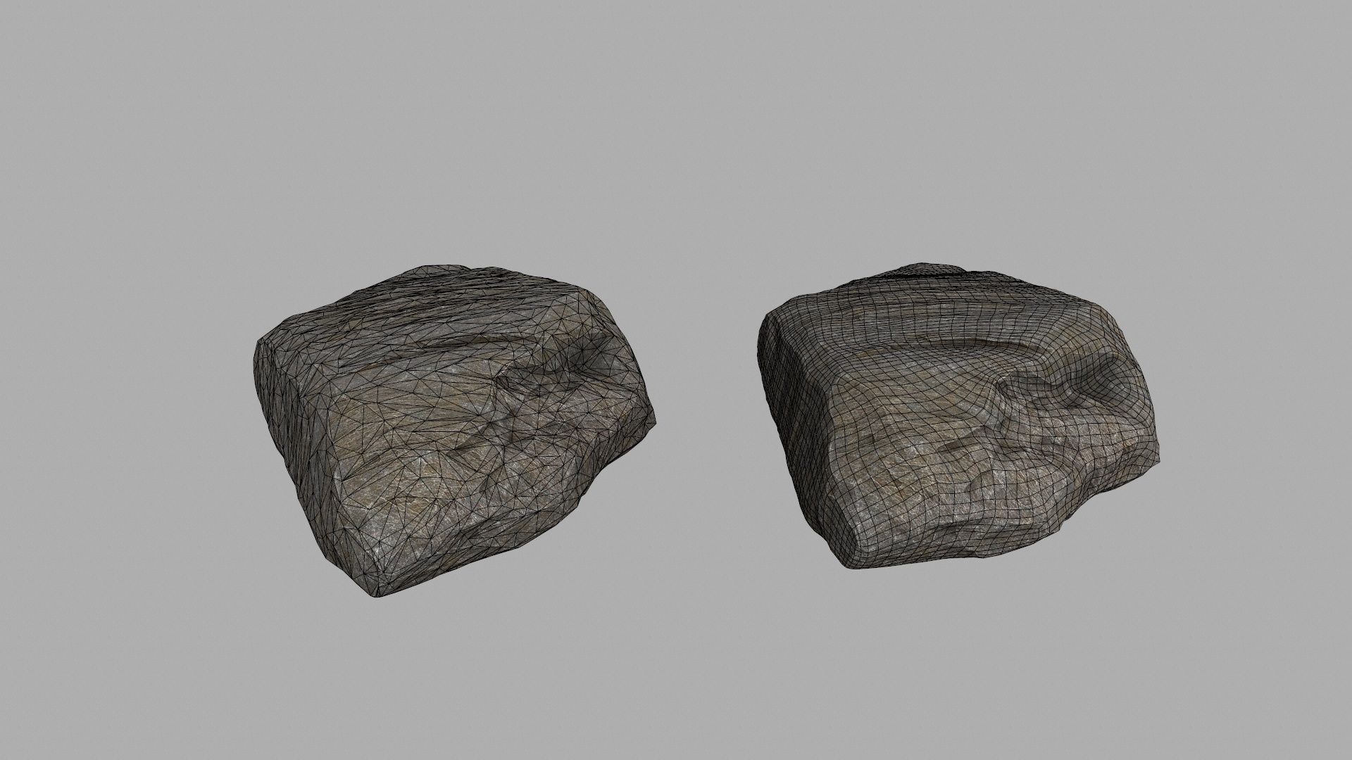 rocks rock Low-poly 3D model_28