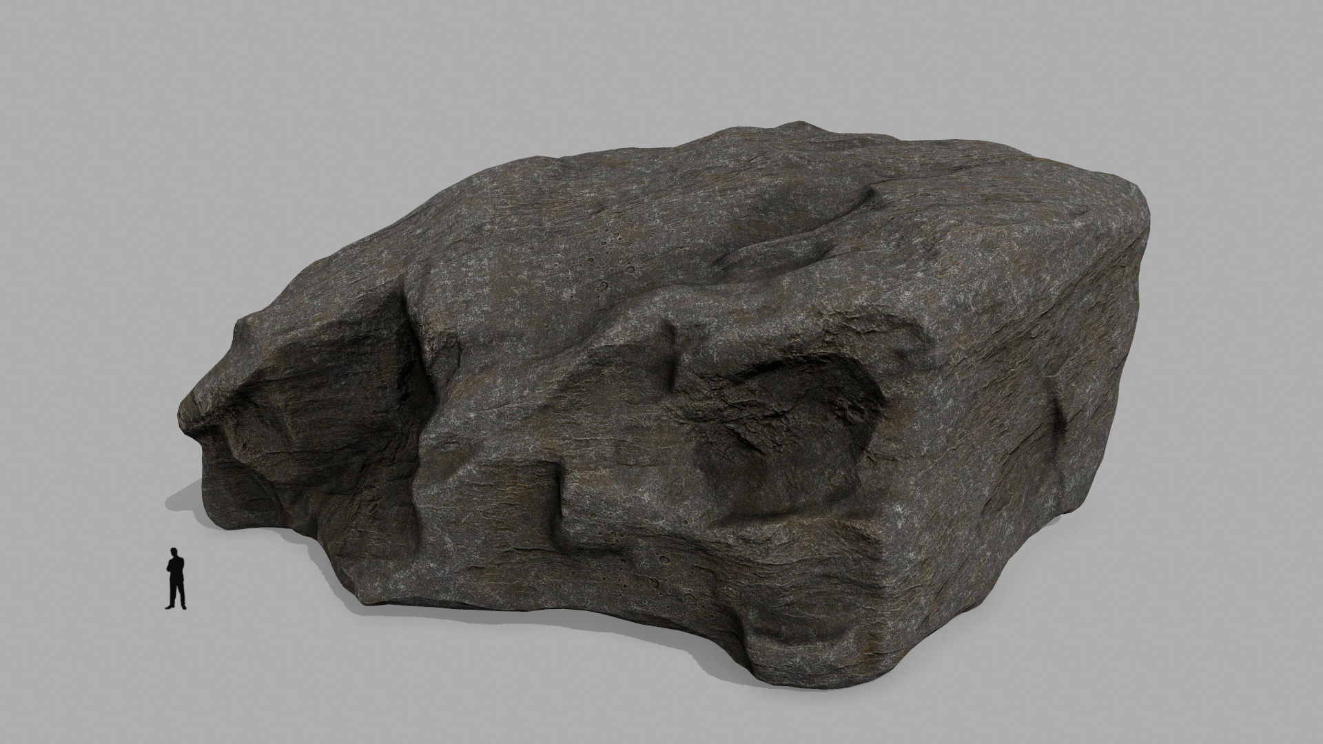 rocks rock Low-poly 3D model_11