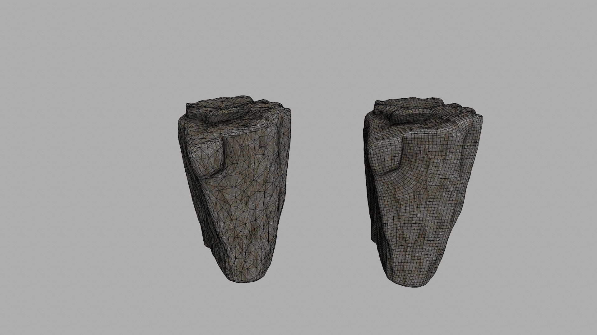rocks rock Low-poly 3D model_20