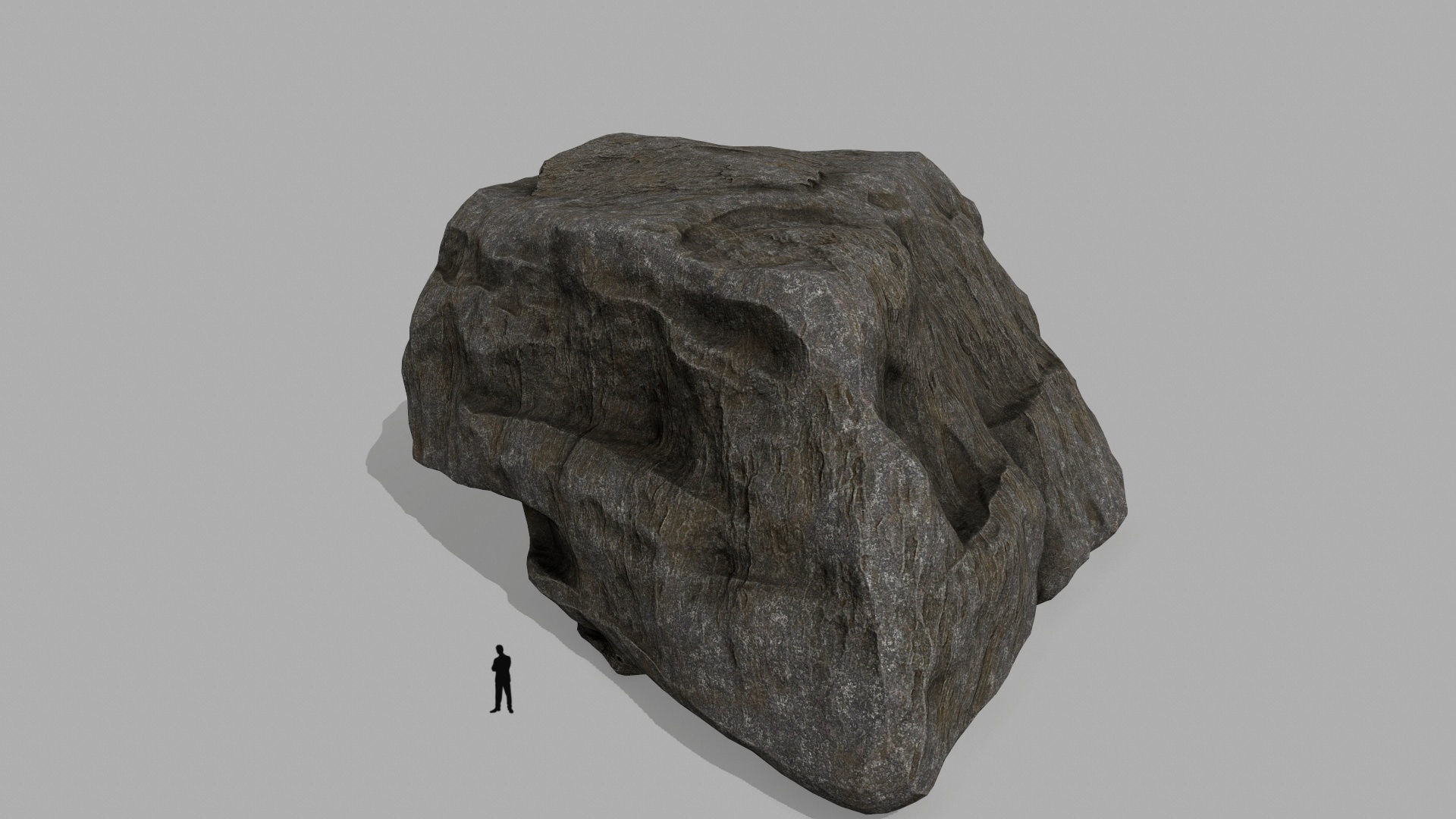 rocks rock Low-poly 3D model_6