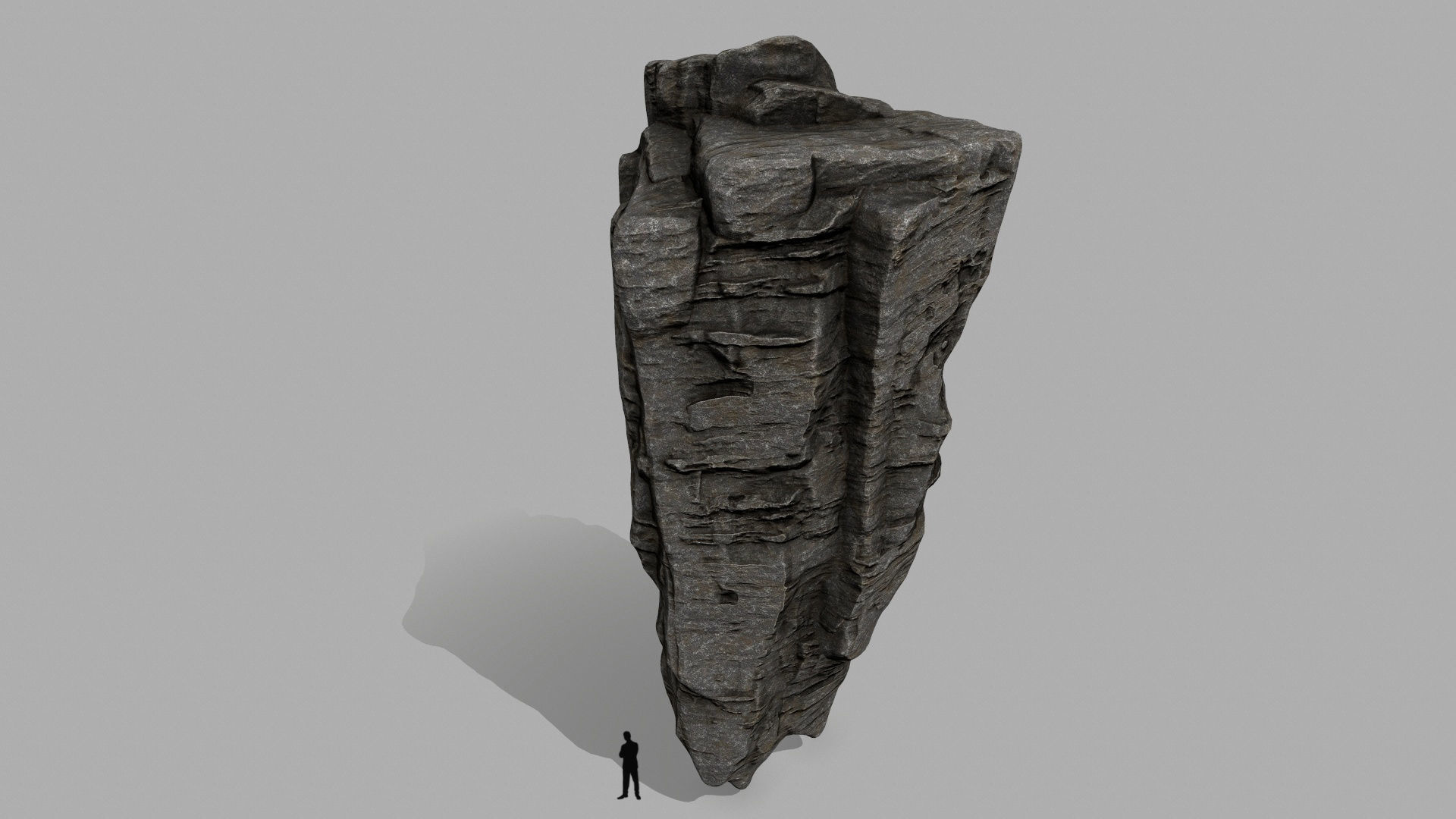 rocks rock Low-poly 3D model_2