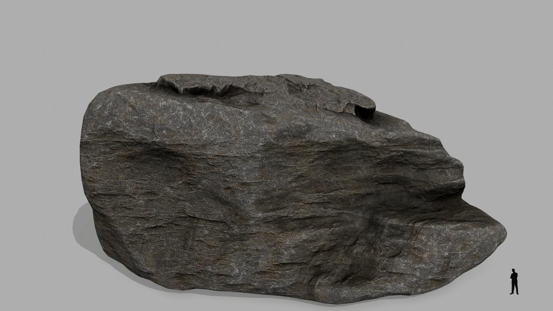 rocks rock Low-poly 3D model_7