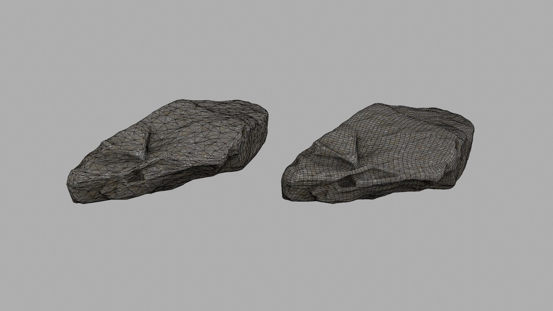rocks rock Low-poly 3D model_17