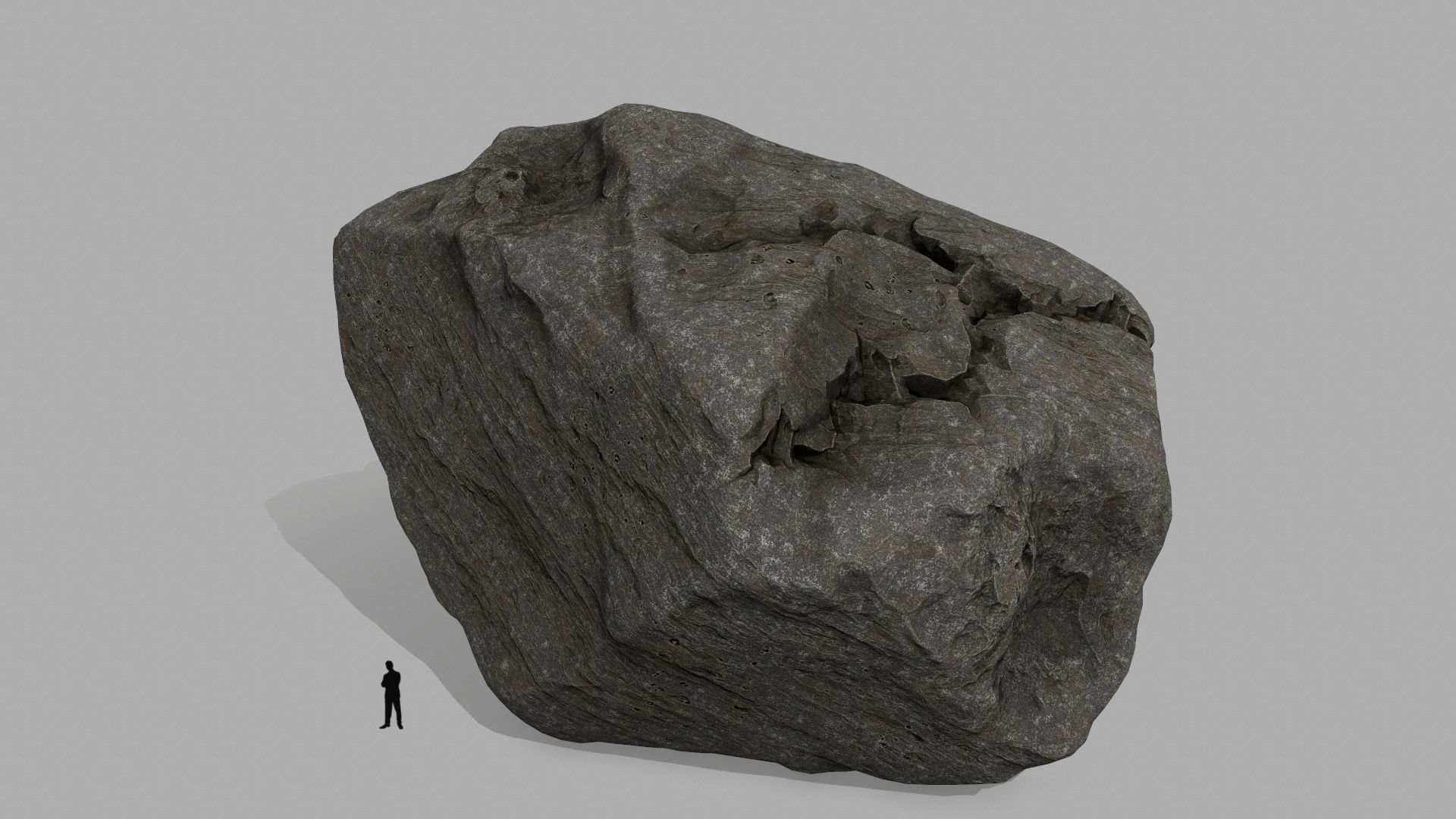 rocks rock Low-poly 3D model_12