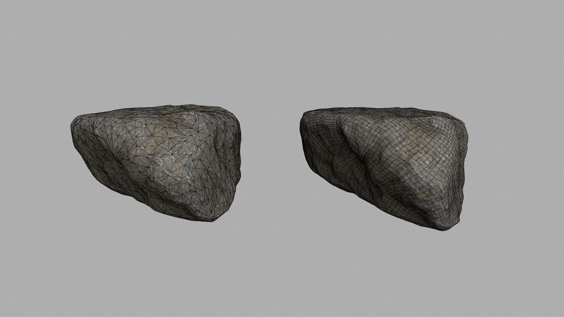 rocks rock Low-poly 3D model_26