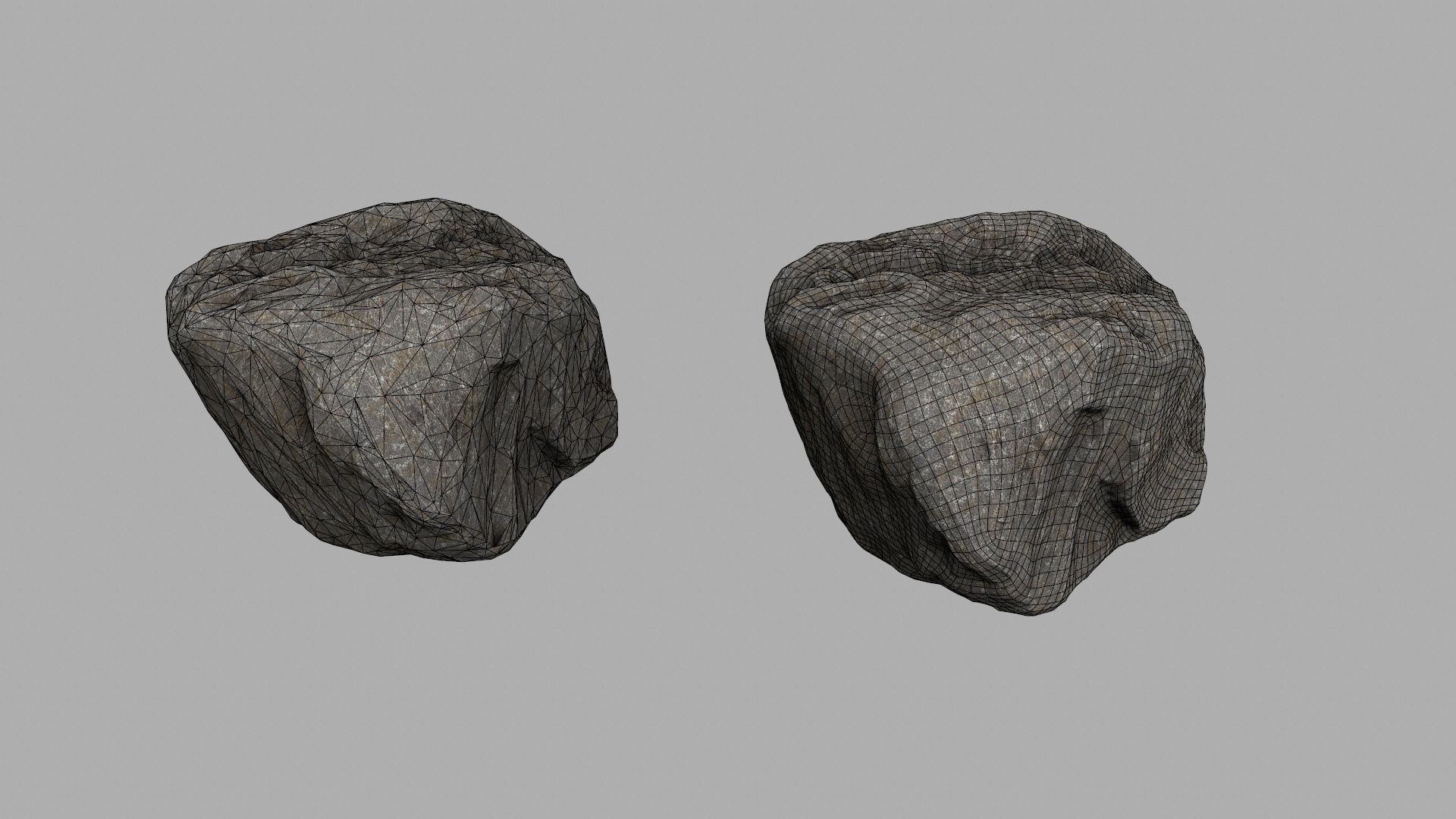 rocks rock Low-poly 3D model_25