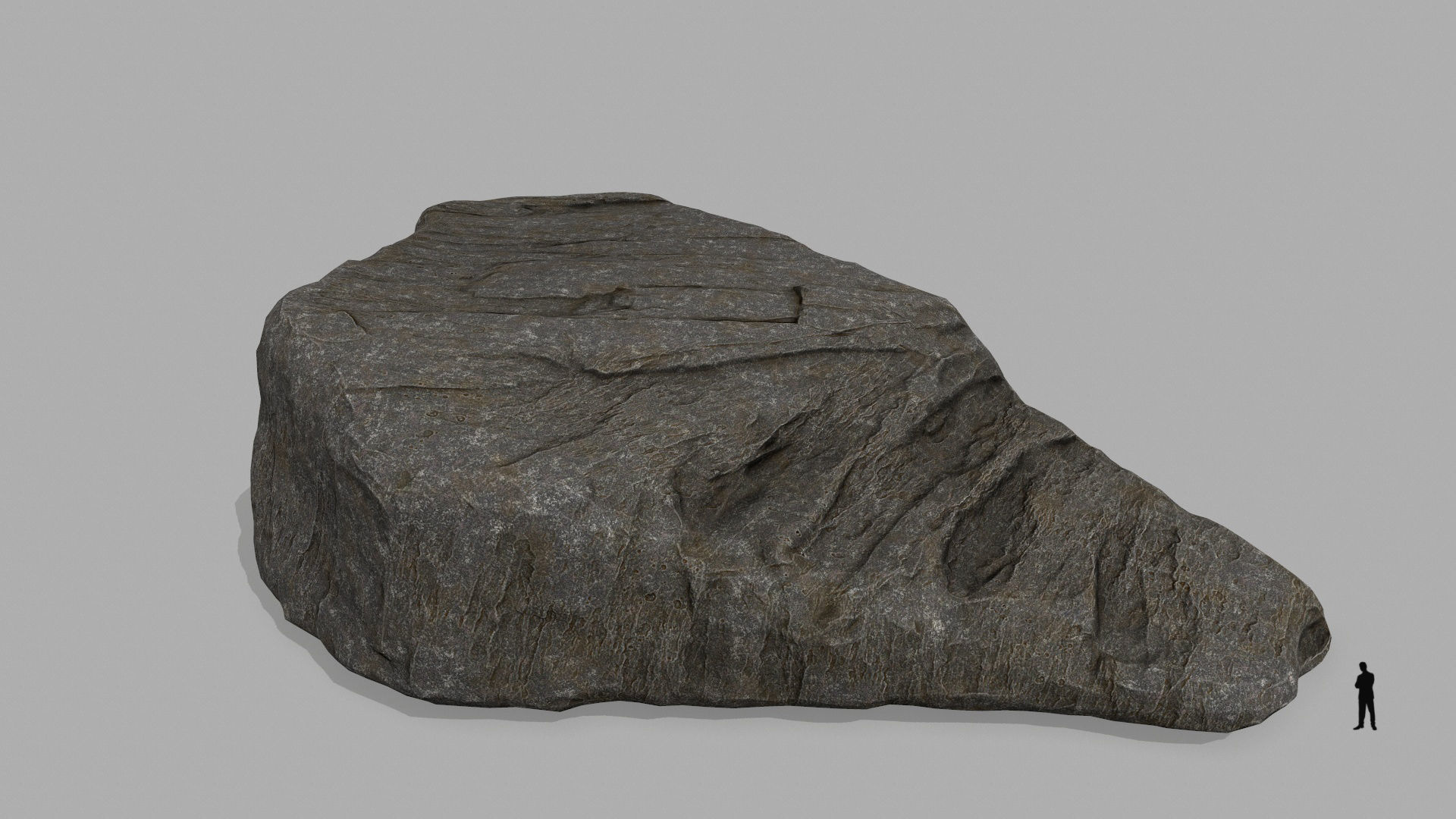 rocks rock Low-poly 3D model_4